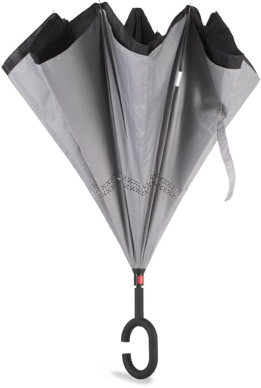 Parapluie inversé mains libres - Kimood - Réf: KI2030 - Ouverture manuelle, résistant au vent, diamètre 108 cm_2