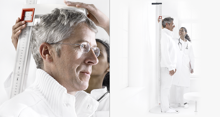 Seca 213 - Toise mécanique portable - Stadiomètre léger et précis jusqu'à 205 cm_2