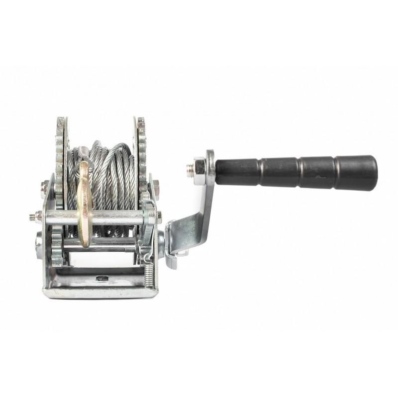 Treuil manuel à tambour TOR LHW-2500 1TX20M - 1 tonne - câble 20 mètres_2