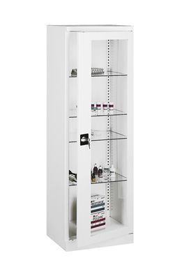 Armoires médicales de rangement - largeurs 600 à 1000 mm - portes vitrées en verre Securit_2