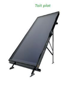 Capteur solaire thermique CST 180 - titane, aluminium sélectif, débit 100 l/h_2