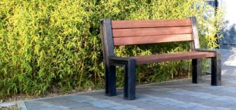 Ensemble pique-nique en plastique recyclé - KIT HYDE PARK - 165 ou 195 cm - Design sobre et contemporain_2