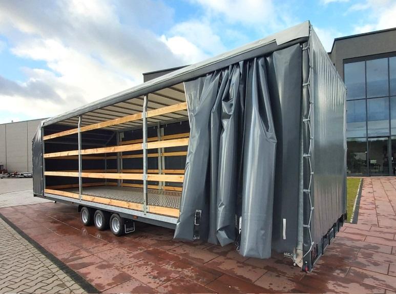 Remorque porte voiture-plateau - Bâche haute 1,80m, 9,00 X 2,30 M, 3500 KG - TA-NO TRIO PREMIUM 35.90_2