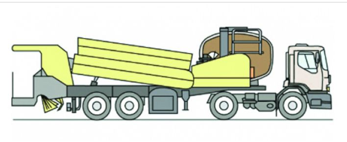 ZQZ5311TFC-P - Gravillonneur synchrone avec trémie à lame compacteur LMT5311TFC-P - IKOM - Masse totale 31 000 kg_2