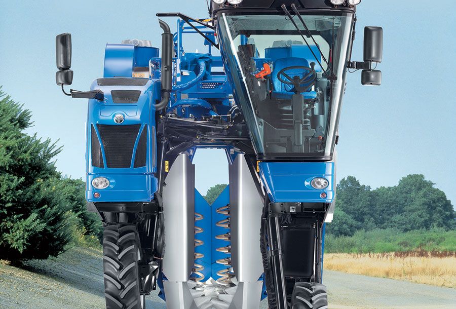 9090X Dual New Holland - Machine à vendanger Dual-Olive/Vigne avec 2 bennes en acier inoxydable (3200 litres)_2