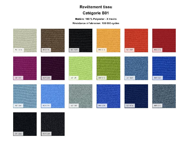 Chaise à roulettes CLUE - Offisit - Marron A430_2