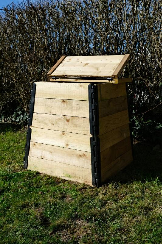 Composteur individuel Poly Compost - Jusqu'à 1000L - Résineux et Douglas brut ou raboté_2