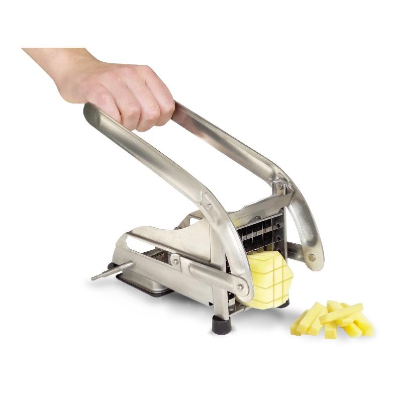 Coupe-frites ménager inox sur ventouse 2 couteaux Louis Tellier_2