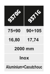 Équilibreur enrouleur 9370g-9371g - câble inox - capacité 75 à 105 kg - course 2000 mm_2