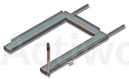 Tiroir à palette en U au sol 1000 kg_2