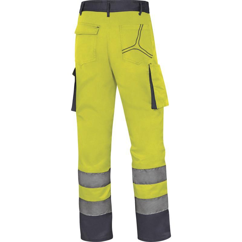 Pantalon de travail haute visibilité Mach2 - Coton/Polyester - Classe 2 - Bandes rétro-réfléchissantes - M2PHV_2