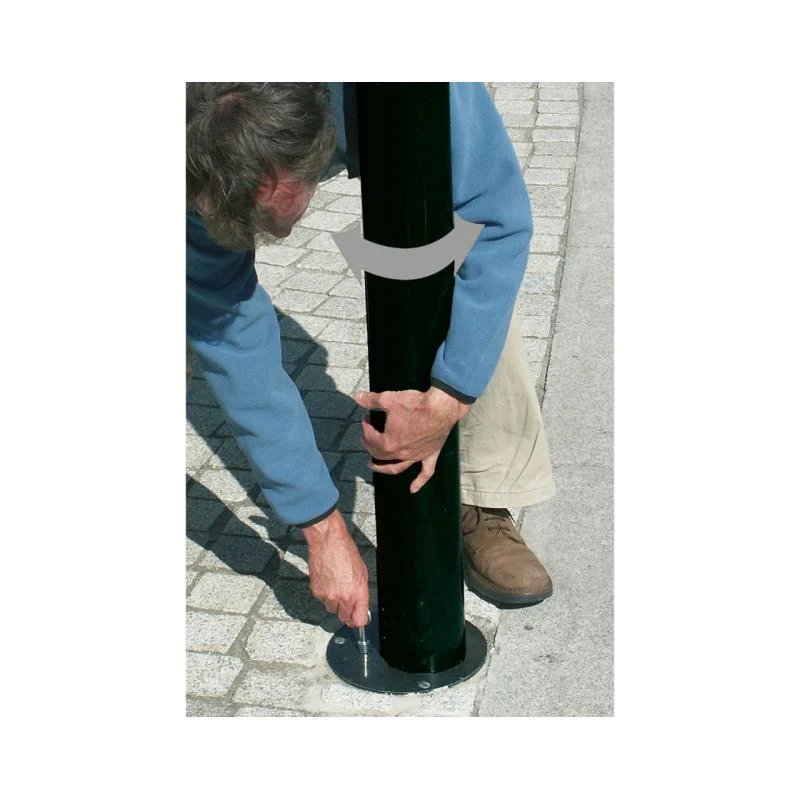 Système d'amovibilité Serrubloc® 21 pour potelets et bornes de la gamme Procity_2