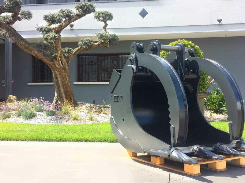 Godet grappin VTN Europe - profil spécifique demi-blocs, verrouillage hydraulique indépendant_2