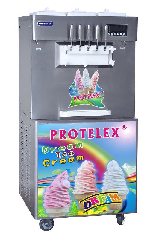 Machine à Glace Italienne 3 parfums + 2 mix- 40 L/h-  refroidissement à air - 2,7 kW_2