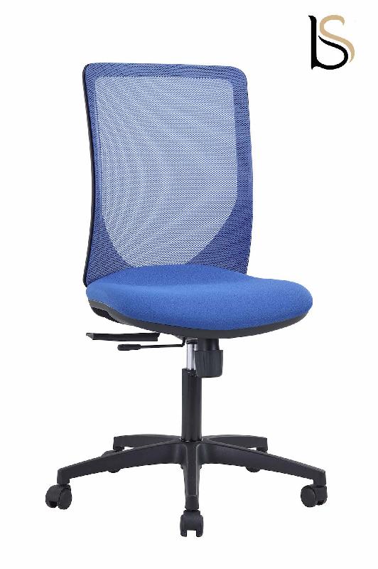 Siège de bureau dossier résille MAT - Bleu, Non_2