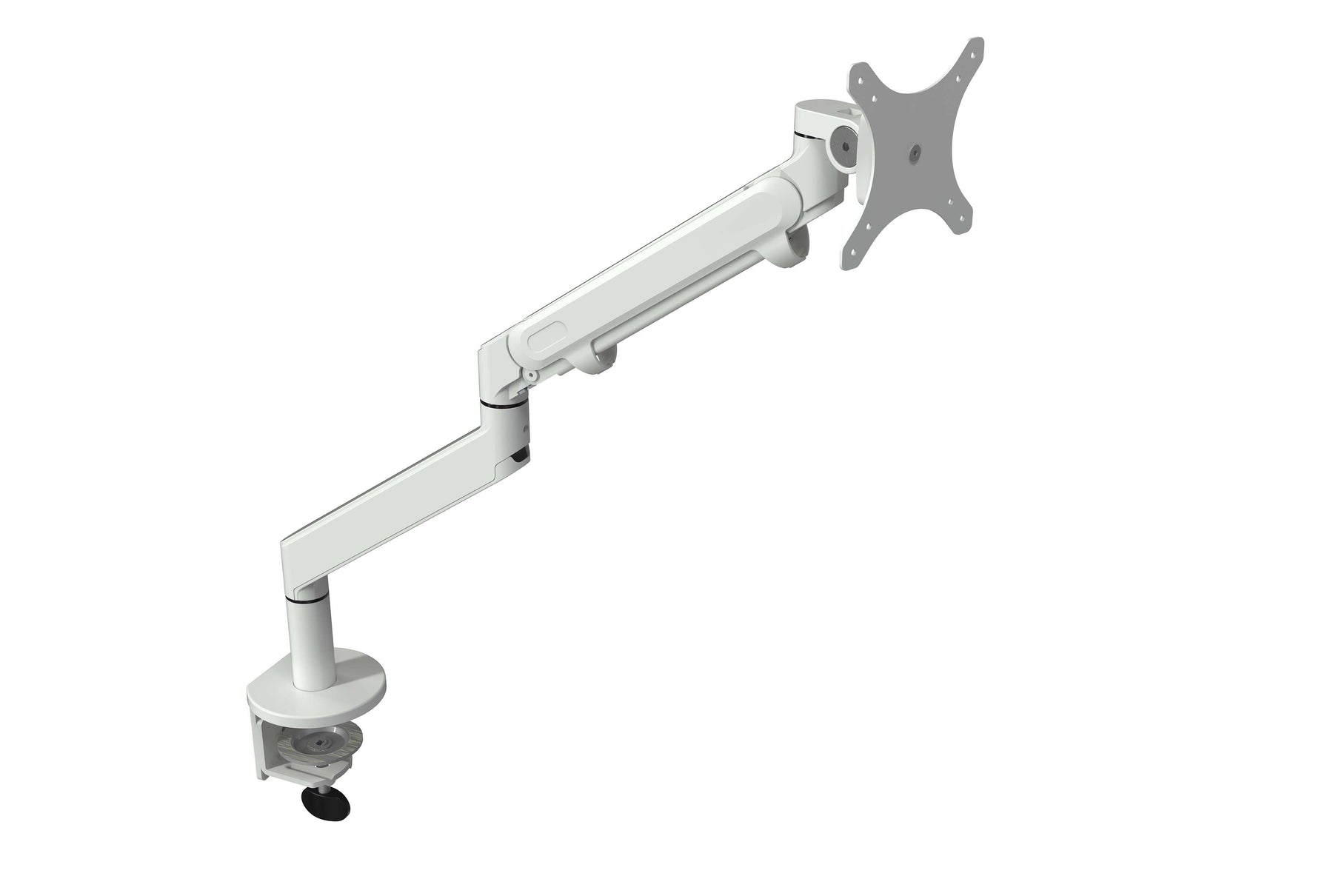 Bras articulé pour écran - Hauteur ajustable 24 cm - Rotation 360° - Acier inoxydable - Support VESA 75/100_2