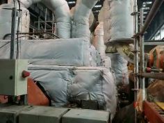 Matelas isolant spécifique, adapté aux turbines, cuves, porte de chaudières, échangeurs et bâches alimentaires_2