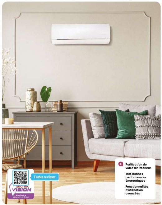 Pompe à chaleur air/air réversible monosplit et multi-splits - Kazendo - Classe A+++ - Purification d'air_2