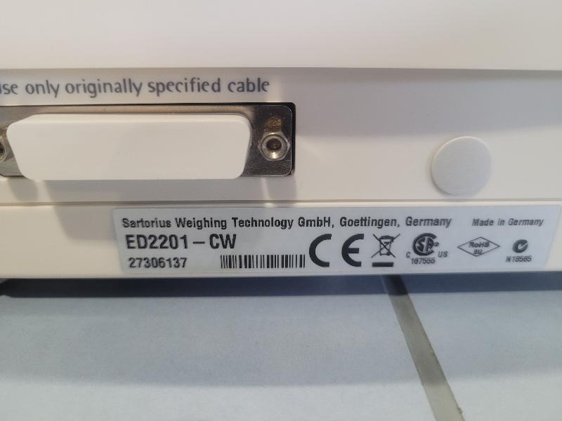 Balance de précision SARTORIUS ED2201-CW 2200g / 0,1g_2