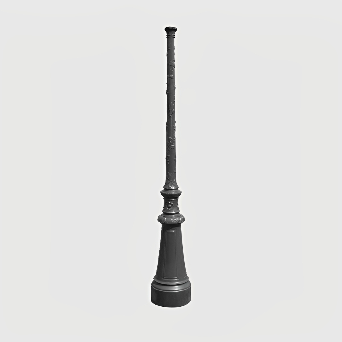 Mât d'éclairage public Vicomte 1 - hauteur 3.72 à 3.75 m - en fonte traditionnelle GL-250_0