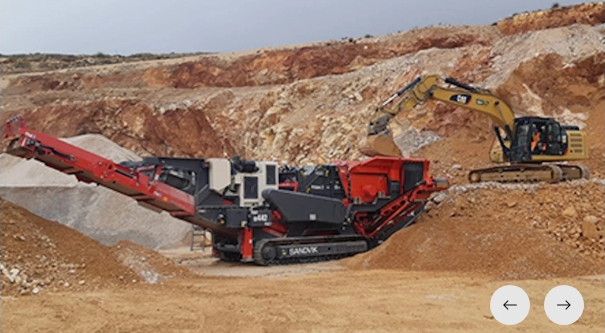 Concasseur à percussion sur chenilles de grande taille - Technologie Prisec - Sandvik QI442 HSI_2