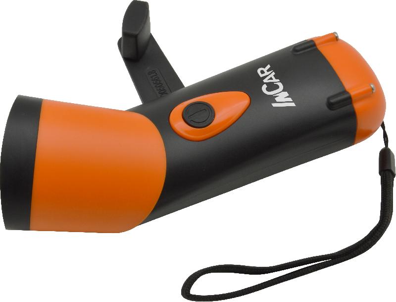 INCAR - Lampe torche autonome LED étanche 3 fonctions - tête rotative 320° - 936227_2