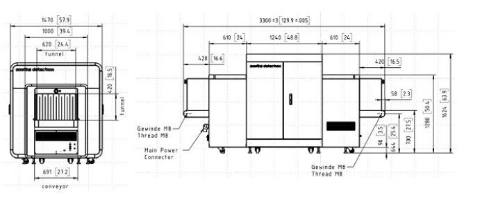 Système de dépistage avancé HI-SCAN 6040 CTiX - Technologie CT pour bagages à main - Approuvé ECAC et TSA_2