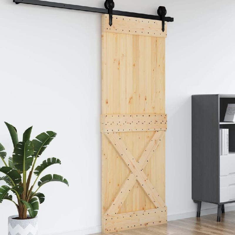 Vidaxl porte narvik 85x210 cm bois massif de pin 154444_2