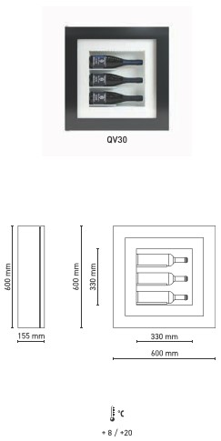 Cadres à vin réfrigérés - CV30 - Design innovant et système modulaire_2