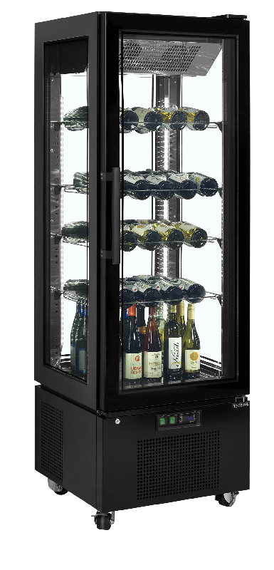 Vitrine réfrigérée UPD400-C Noir TEFCOLD_2