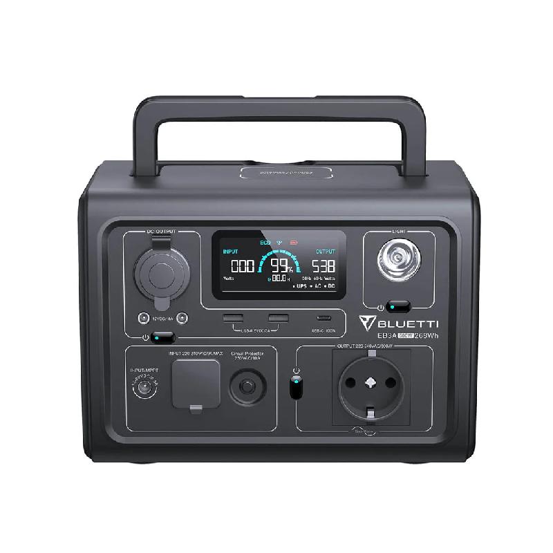 BLUETTI EB3A + PV120 Groupe électrogène solaire_2