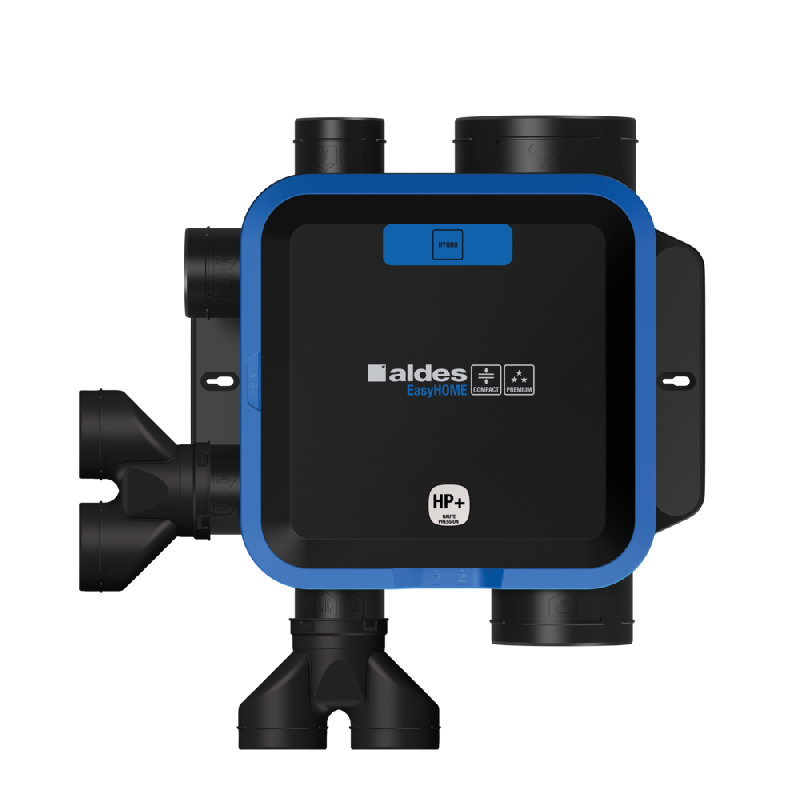 Kit VMC simple flux hygroréglable EasyHOME HYGRO COMPACT Premium Haute Pression HP+ - Aldes - 11033026_2