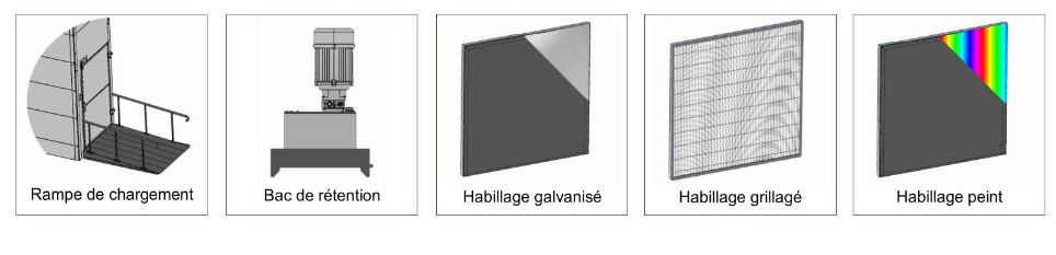 Monte-palettes Hamon - charge 2000 kg à 2500 kg - dimensions personnalisables - élévation jusqu'à 12 m_2