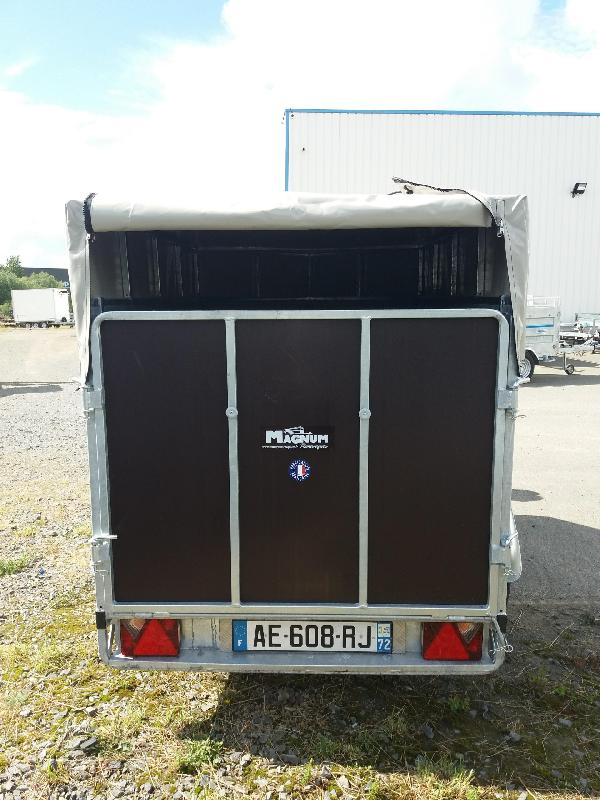 Remorque pour transport d'animaux - 2,50 X 1,20 X 0,99M - 500/750 KG - MAGNUM 500M3_2