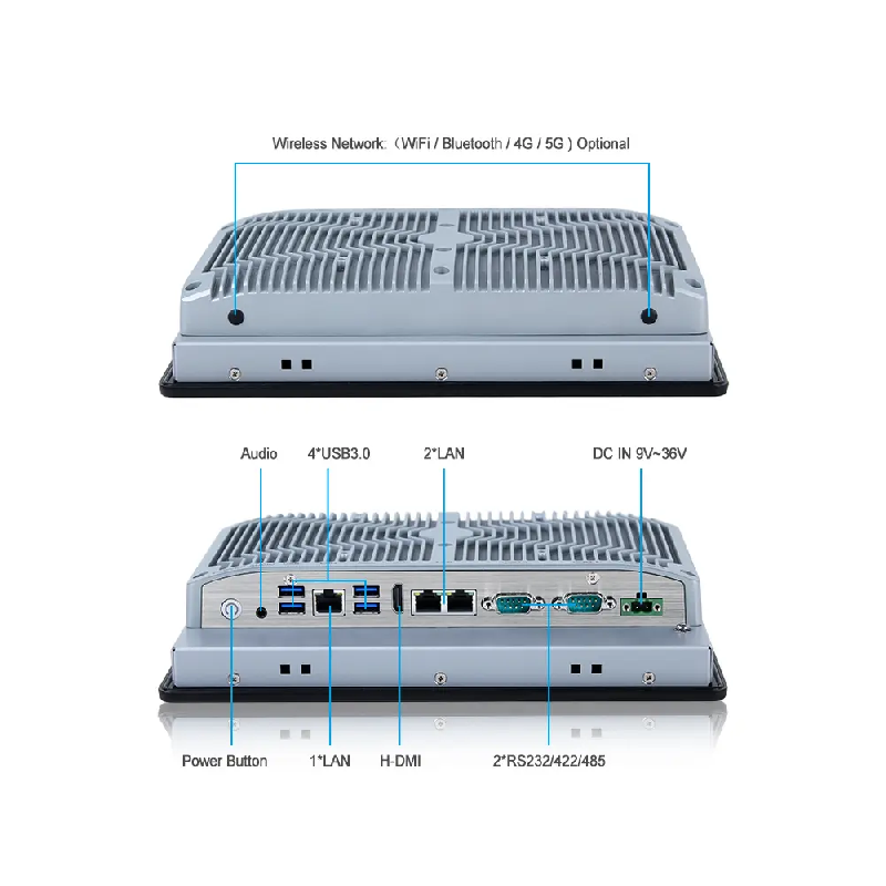 Panel PC industriel fanless 10,4 pouces - Supervision, HMI et automatisation - EVI-C010SAR_2
