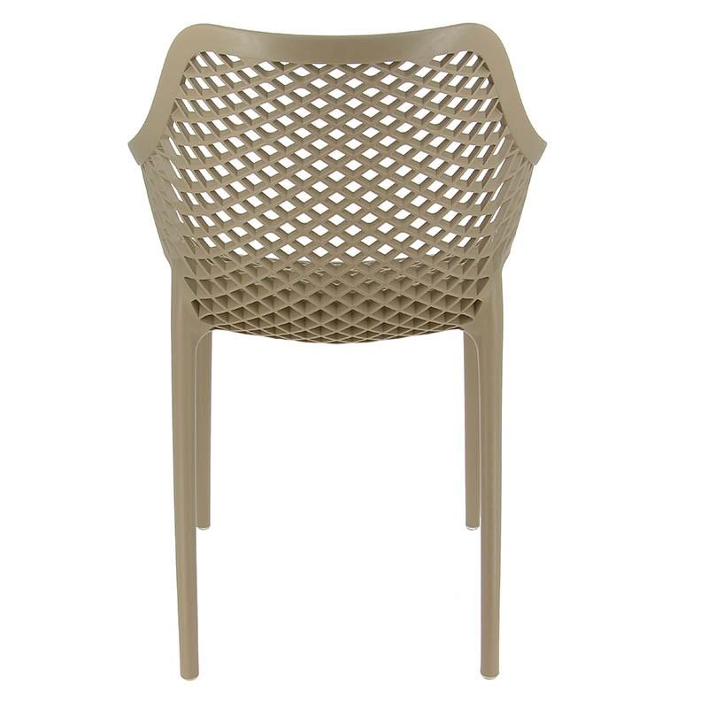 Fauteuil de restaurant exterieur Air - TAUPE_2