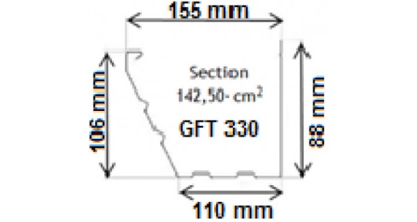 Profileuse  trapèze 330 - GMK330TIR_2