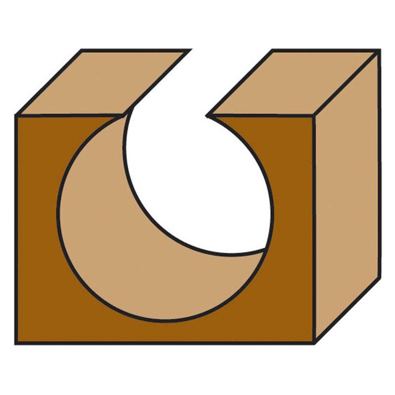 We112.127.R - Fraise à plaquette HW profils ronds Z=2 - Ø 12.7 - Sistemi S.R.L._2