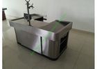 ECC-046 - Sortie de caisse en acier inoxydable - Guangzhou Eco Commercial Equipment Co., Ltd - Taille : L2000*W1200*H850 mm_2