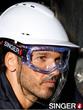 Lunettes-masque de protection - Forme incurvée - Écran anti-buée et anti-rayures - Compatible avec écran ACCGUARD_2