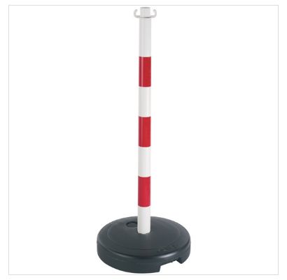 Poteau de signalisation - Direct Signalétique - PVC sur socle à lester 9 kg - Hauteur 900 mm - Disponible en 4 coloris_2