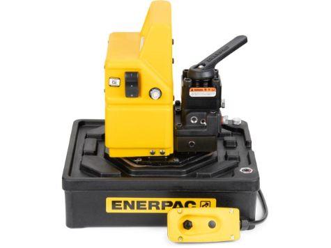 Pompe hydraulique électrique compacte PUJ1401E - Deux vitesses - Distributeur manuel 4/3 - 230V - Pour vérins double effet_2