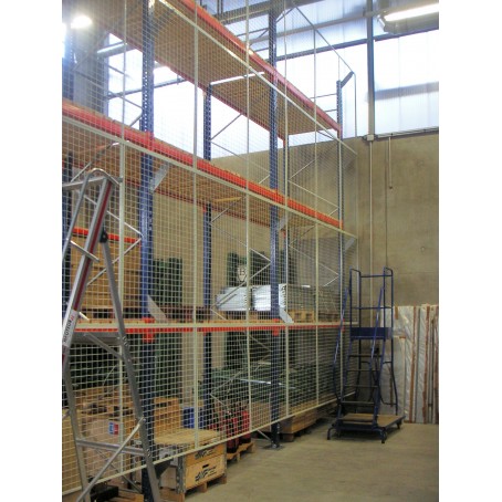 Rayonnage lourd pour l'entreposage de palettes - Palettier en acier galvanisé avec accessoires et normes NF EN 15512_2