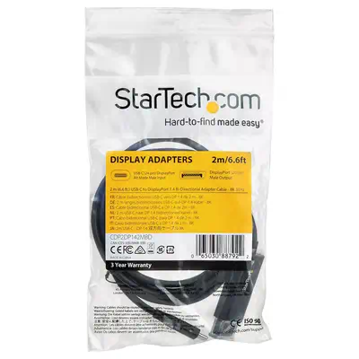 StarTech Cble USB Type-C vers DisplayPort 1.4_2