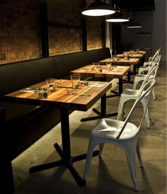 Chaise de terrasse - style vintage - acier - usage intérieur/extérieur - empilable - plusieurs couleurs_2