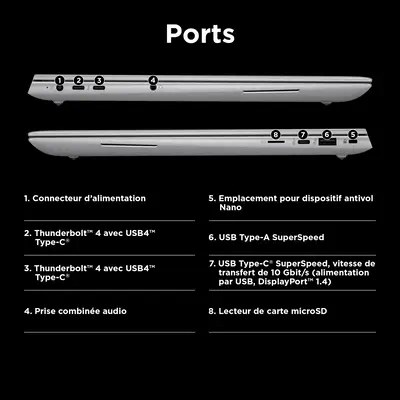 HP ZBook Studio G11 Intel Core Ultra 9 185H Station de travail mobile 40,6 cm (16