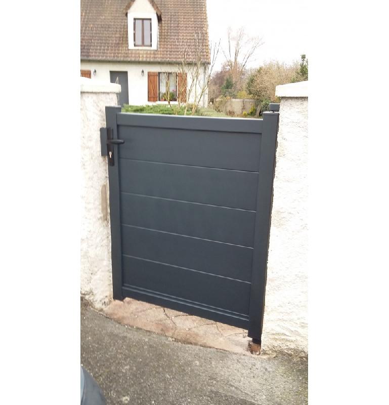Portillon aluminium Strasbourg - Design chic et couleur gris anthracite - portistr180100g_2