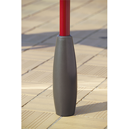 Vitrine d'extérieur avec porte levante en PMMA - piétement en tube alu anodisé ou laqué - étanche et sécurisée_2