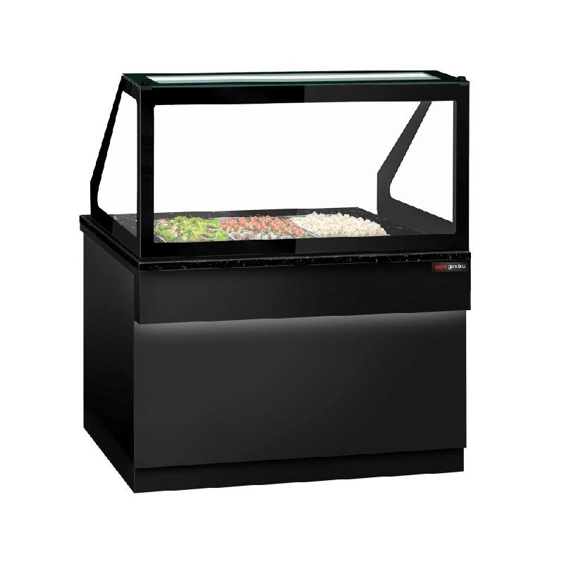 Saladette TORONTO - L1250 mm - Noire - 2 portes - 3x GN 1/1 - P900_2