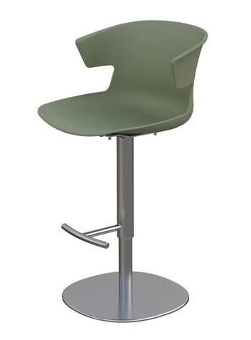 Tabouret de Bar réglable en hauteur Cove - Offisit - Anthracite_2